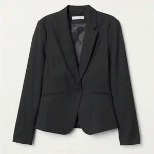 H&M Black Fitted Blazer